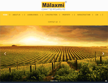 Tablet Screenshot of malaxmi.in